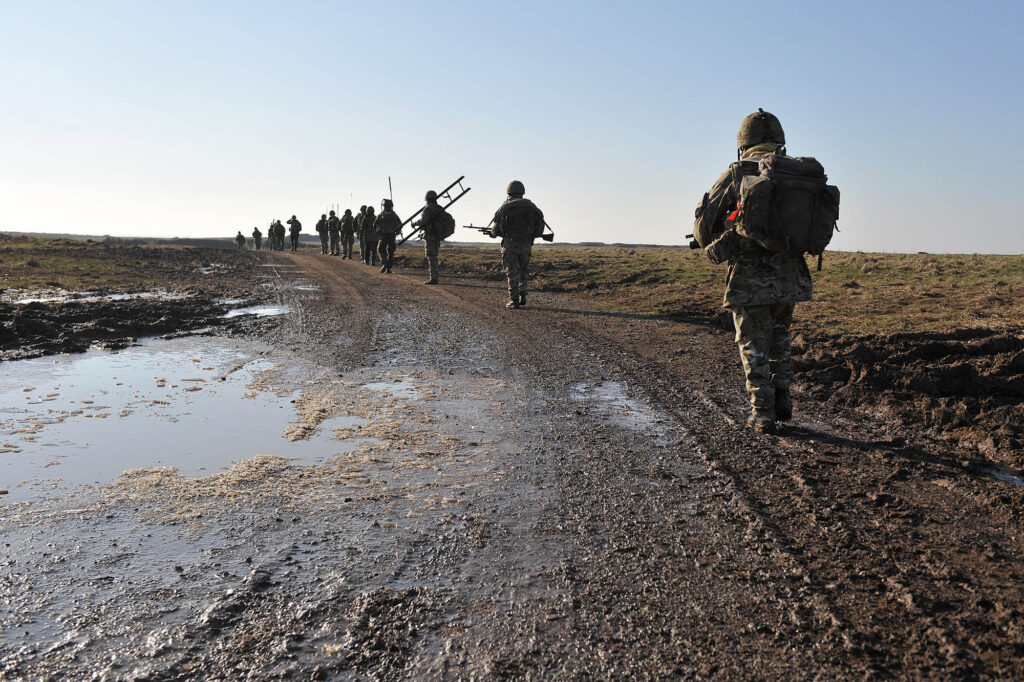 Soldiers from 1 Royal Welsh are pictured on exercise. More than 300 soldiers from 1st Battalion The Royal Welsh (Royal Welch Fusiliers) have been embarking on a five day live-firing exercise on the Castlemartin ranges in Pembrokeshire from January 29 to February 2, 2012. The exercise tested the combined arms firepower and put soldiers through their paces in the most demanding and realistic scenarios available outside of theatre. On Wednesday, February 1, B Company, 1 R Welsh, were on the platoon level ranges firing at 'live' targets, working with military vehicles and practicing their casualty drills. The Fusiliers will also be practicing their drills to counter IEDs. This exercise is conducted in preparation for a six-month tour to Afghanistan in 2012 as part of the International Security Assistance Force (ISAF). Some of those involved have previous Afghan experience from their 2009 deployment although for some troops this will be the first time they have trained for an operational tour.